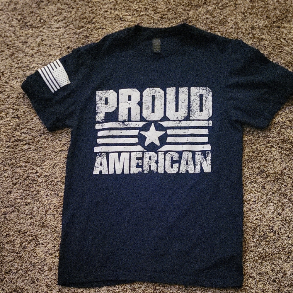 Proud American Navy T-shirt S